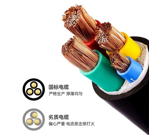 不同截面的铜芯电缆如何连接?